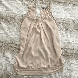 Express cream halter string blouse. Size XS